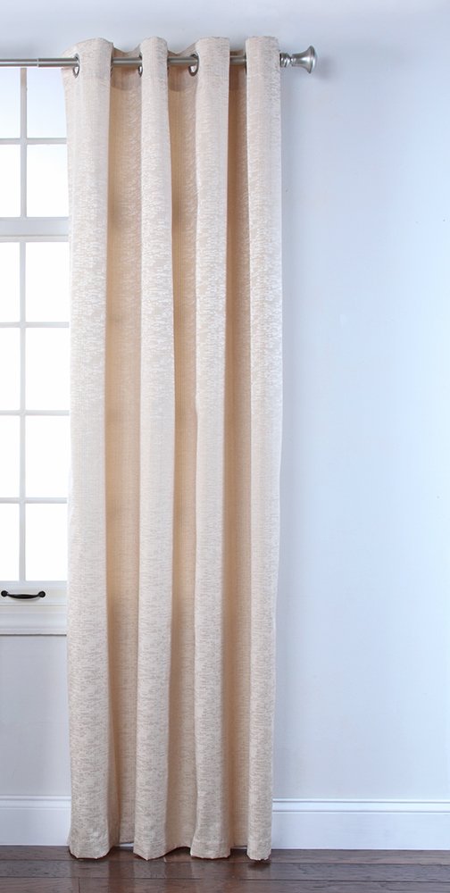 Renaissance Home Fashion Stylemaster Grommet Blackout Curtain Panel - 55x95 Inch Cream - Thermal Insulated Window Drapes for Living Room & Bedroom