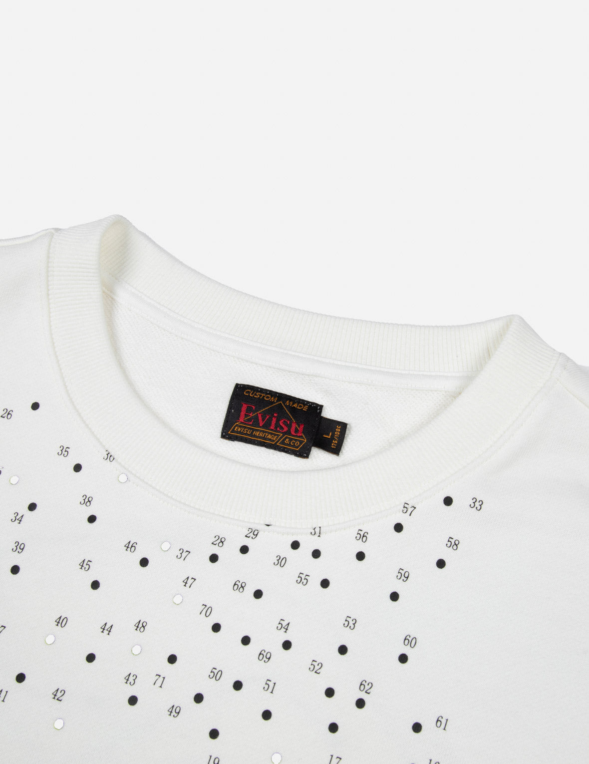 Dot to Dot Daruma & Logo Print Relax Fit Sweatshirt - Cozy Casual Pullover for Men & Women - Perfect for Loungewear, Streetwear & Everyday Comfort