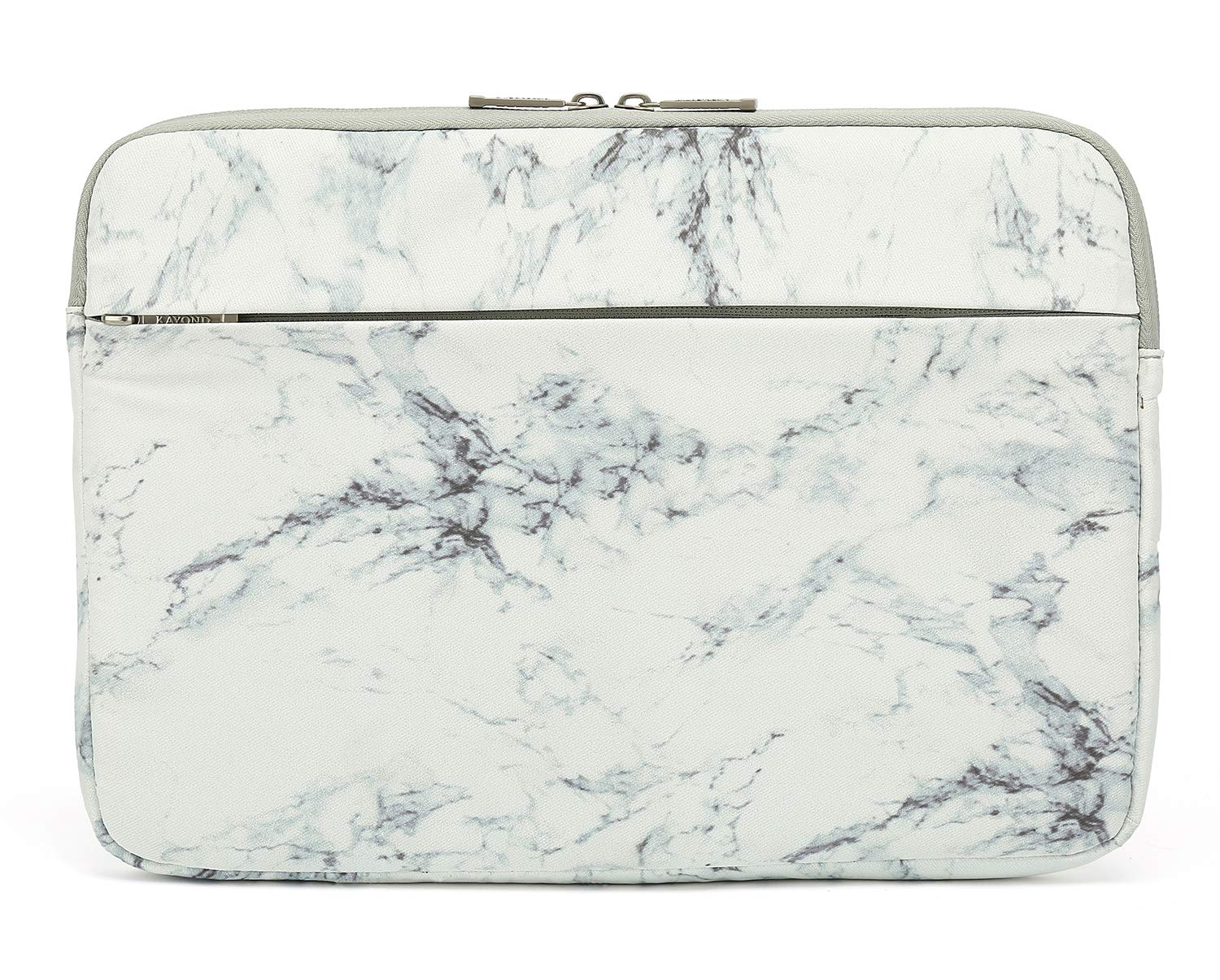 KAYOND 15-15.6 Inch Laptop Sleeve for MacBook Pro 15.4/16 & MacBook Air 15.4 - Water Resistant Shockproof Computer Case - Perfect for Work, Travel & School (White)