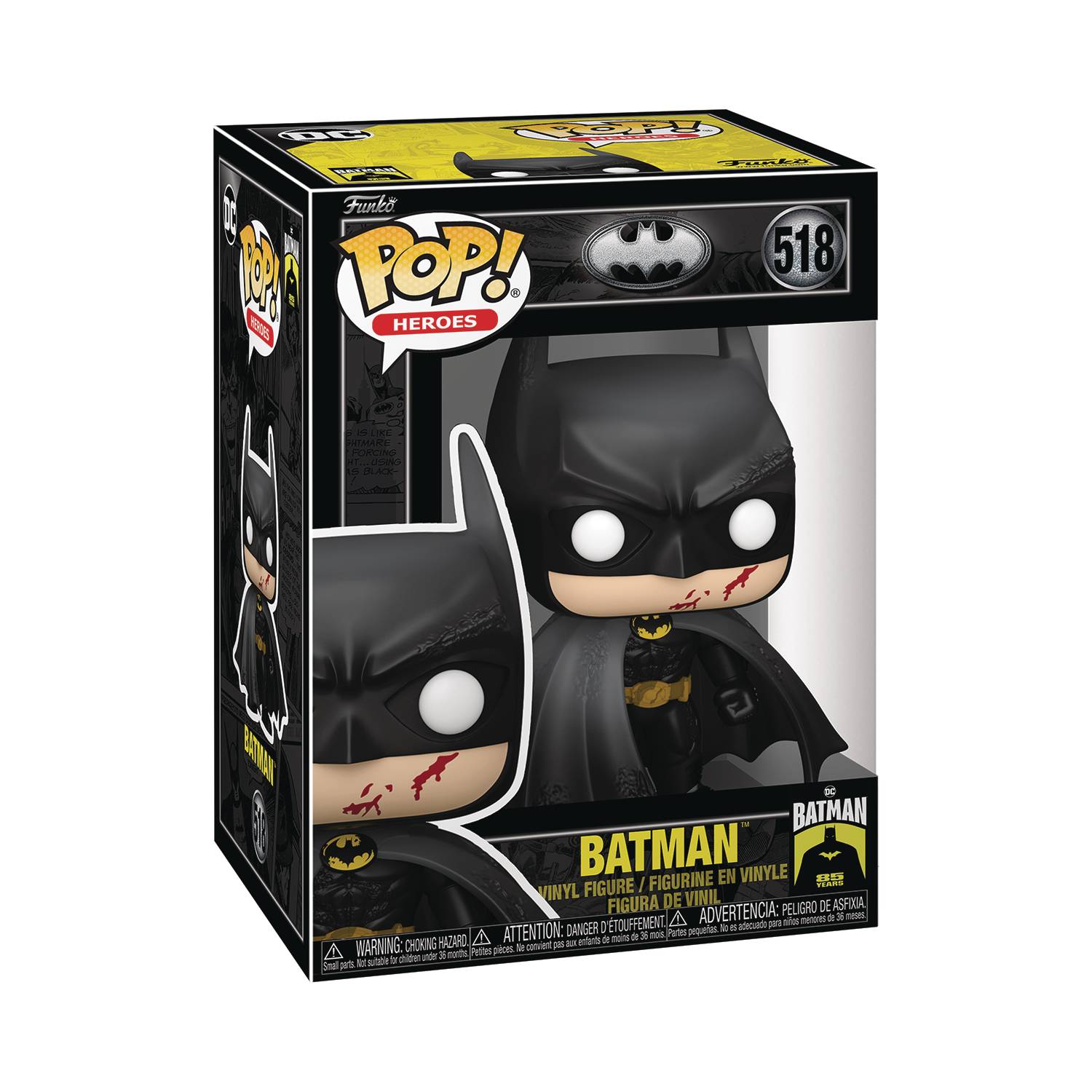 DC Batman 85th Anniversary Collectible Figure - Official DC Comics Merchandise - Perfect for Superhero Fans, Collectors & Home Decor | Great Gift for Batman Lovers