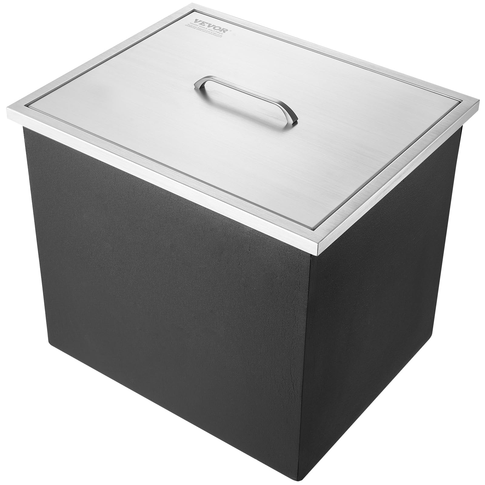VEVOR 40 Quart Stainless Steel Drop-In Ice Chest Cooler with Cover - 22