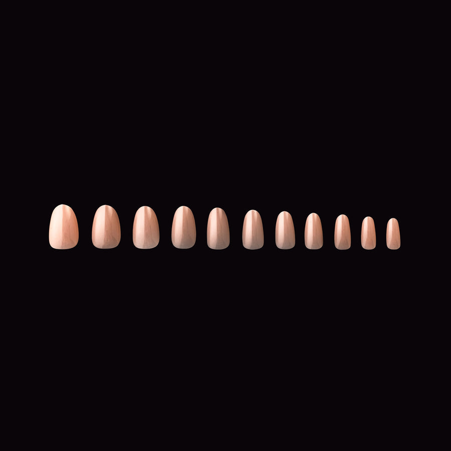 Apres Gel X Nail Tips - Neutral Lila Round Short (150 Pcs) for Natural Nail Extensions & DIY Manicures - Perfect for Salon Professionals & At-Home Nail Art