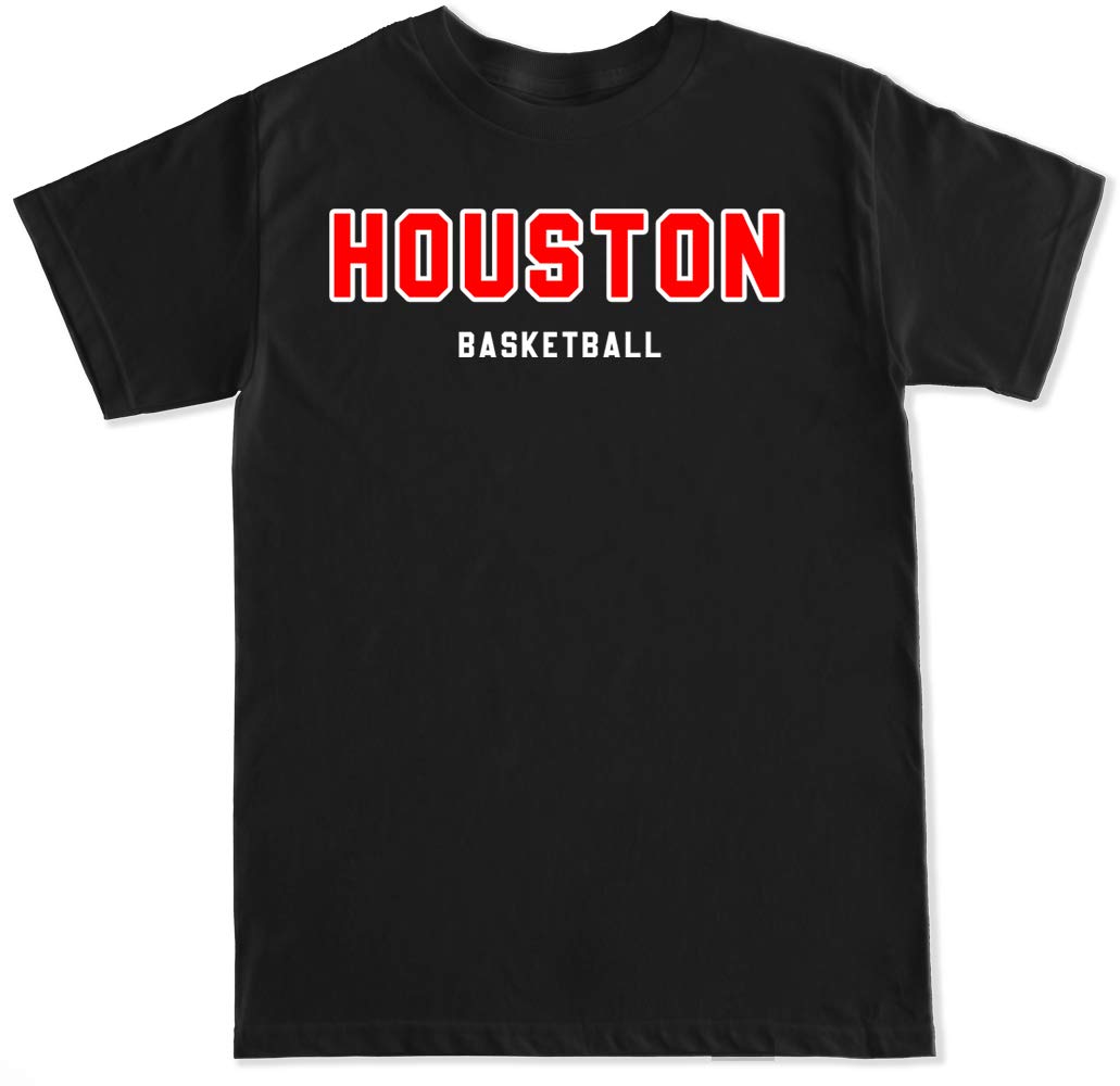 FTD Apparel Men's Houston Basketball T-Shirt - Comfortable Cotton Jersey for Fans, Streetwear & Casual Outfits - Perfect for Games, Gym & Everyday Wear