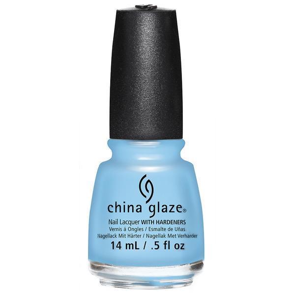 China Glaze Don't Be Shallow Nail Polish 0.5 oz #83413 - Long Lasting Shimmery Blue Nail Lacquer for Manicure & Pedicure