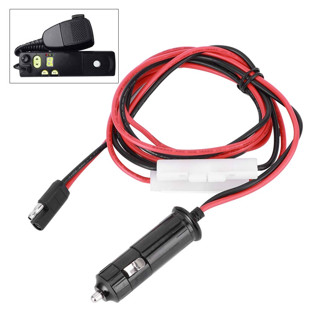 Dioche 12V DC Car Cigarette Lighter Adapter - Power Cable for Motorola GM3188/GM3688/GM1280/MCX760/CM140 Radios - Perfect for Trucking, Emergency Vehicles & Road Trips