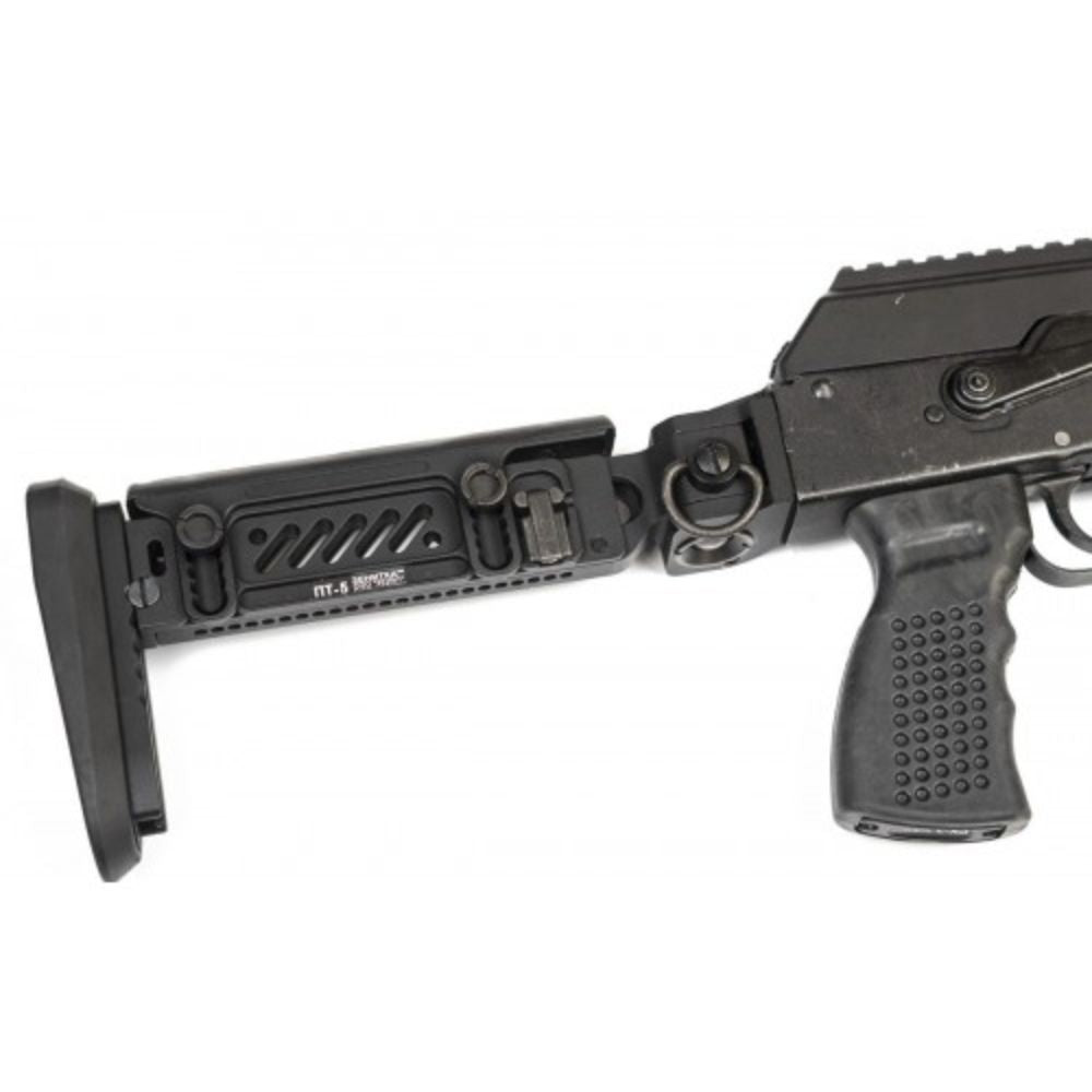 ZenitCo PT-5 Folding Stock - Adjustable Telescopic Rifle Stock for AK & AR Platforms | Perfect for Tactical, Hunting & Competitive Shooting