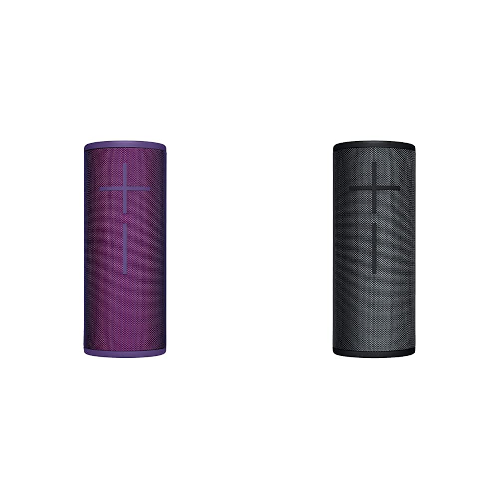 Ultimate Ears BOOM 3 Bluetooth Speaker - Wireless Portable Speaker with 360° Sound, IP67 Waterproof, 15-Hour Battery (Purple/Black) - Perfect for Pool Parties, Beach Outings & Outdoor Adventures