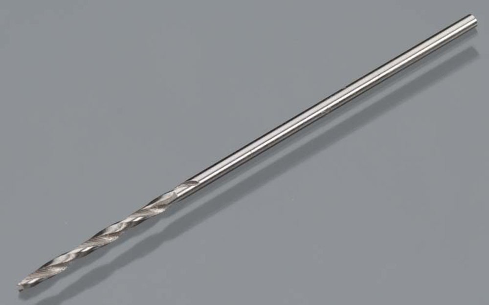 Tamiya 300074095 1.0mm High Precision Jobber Drill Bit for Model Building, Metal & Woodworking - Perfect for RC Cars, Miniature Crafts & DIY Projects