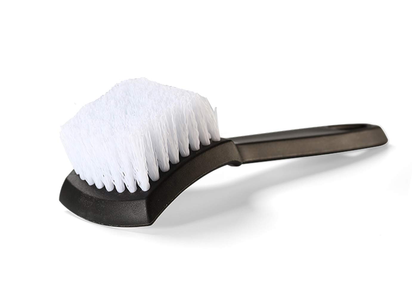 Heavy Duty Tire Brush with Stiff Bristles - Wheel Cleaning Brush for Cars, Trucks & Motorcycles - Multi-Purpose Carpet & Detailing Brush (Perfect for Auto Detailing, Wheel Wells & Interior Cleaning)