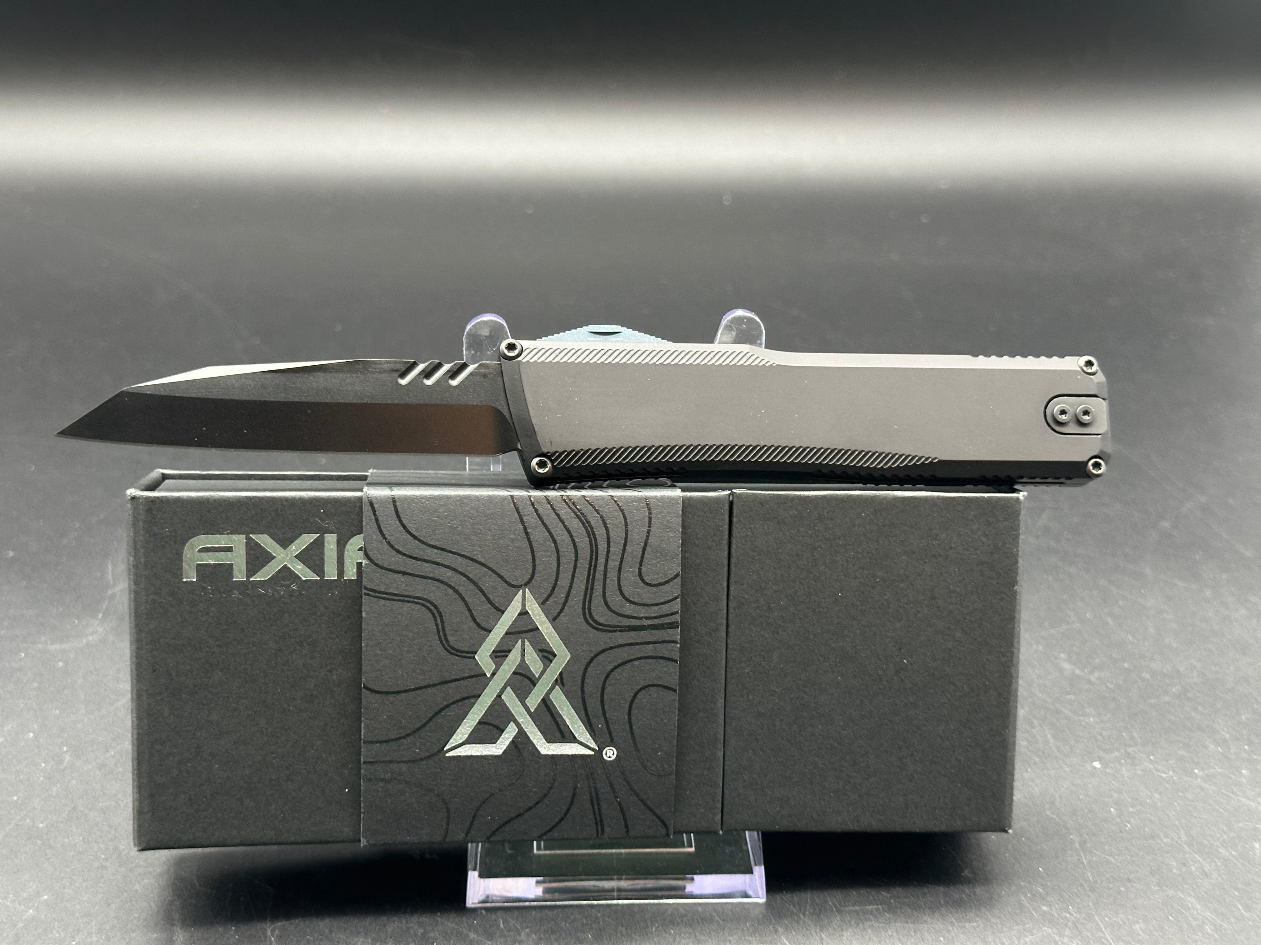 AXIAL Shift Gen 3 Wharncliffe DLC Coated Folding Knife - EDC Pocket Knife for Outdoor, Camping & Everyday Carry