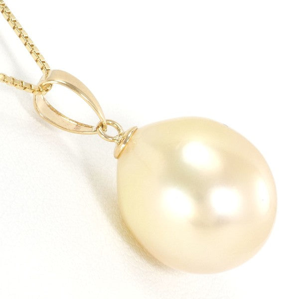 18K Yellow Gold Pearl Necklace for Women - Elegant Bridal Jewelry, Wedding Gift & Anniversary Present - Perfect for Formal Events, Date Nights & Special Occasions