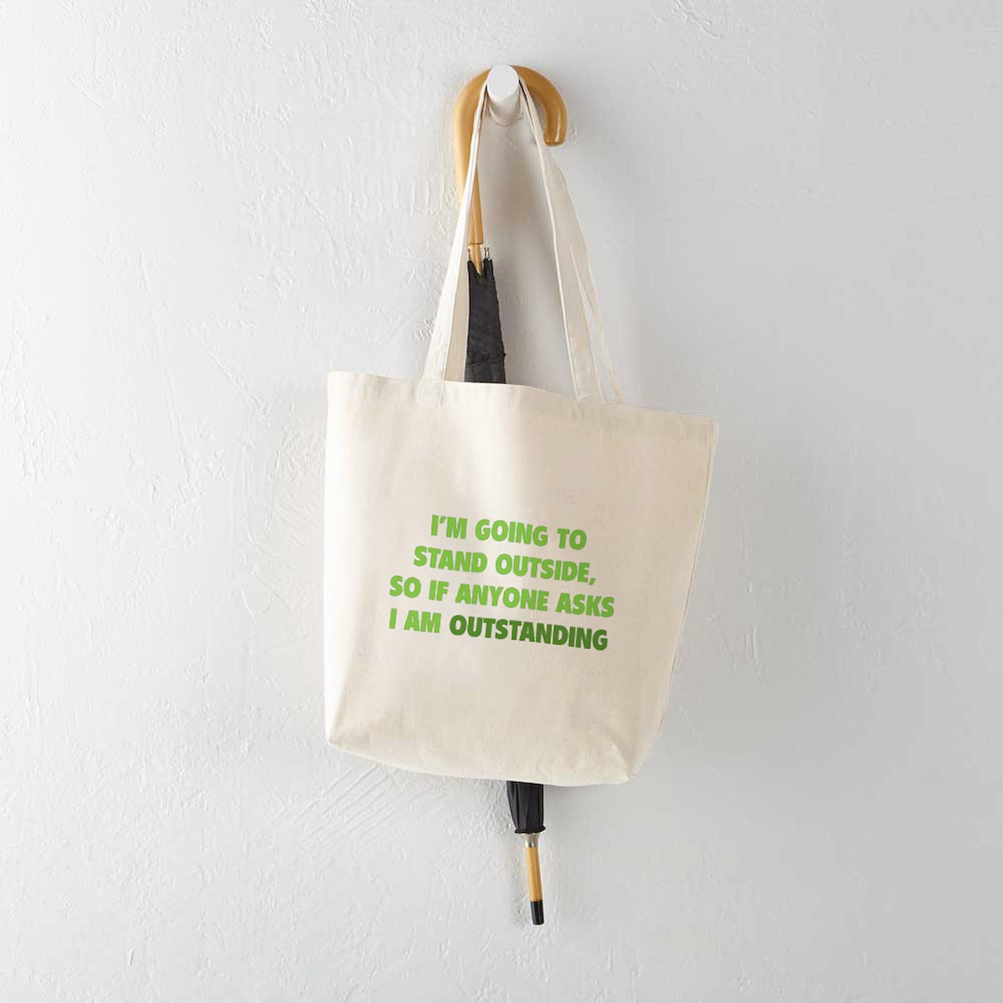 Outstanding Natural Canvas Tote Bag - Eco-Friendly Reusable Shopping Bag for Groceries, Beach & Work | CafePress