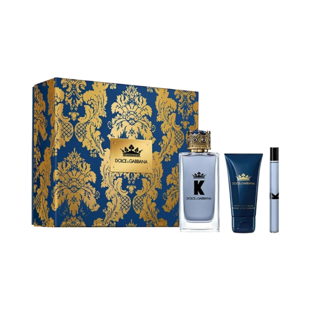 K 3 Piece Eau de Toilette Set - 100ml Perfume Spray for Men & Women | Long-Lasting Fragrance Gift Set for Daily Wear, Date Night & Special Occasions