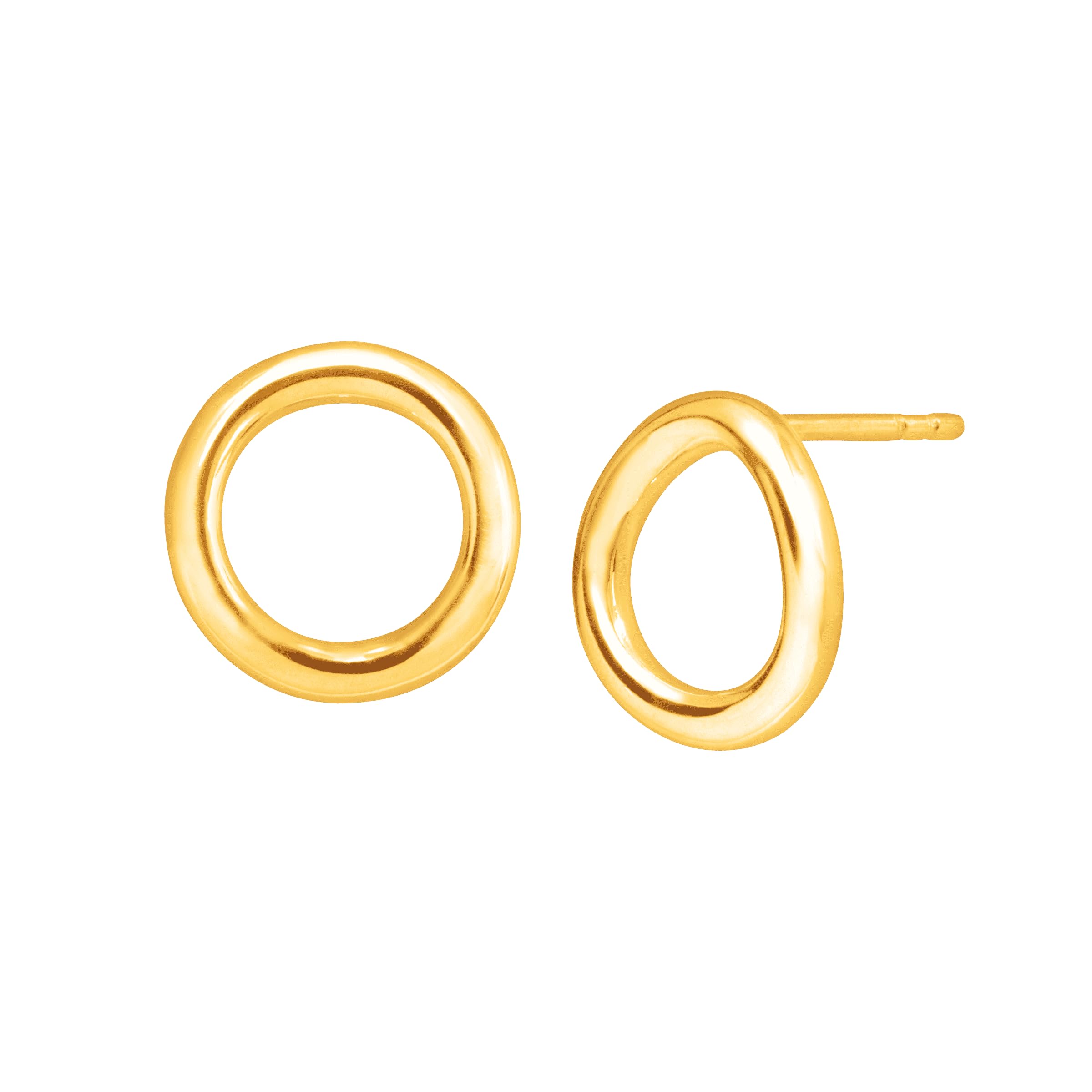 Silpada Sterling Silver 'Karma' Open Circle Stud Earrings - Elegant Jewelry for Women, Perfect for Everyday Wear & Special Occasions