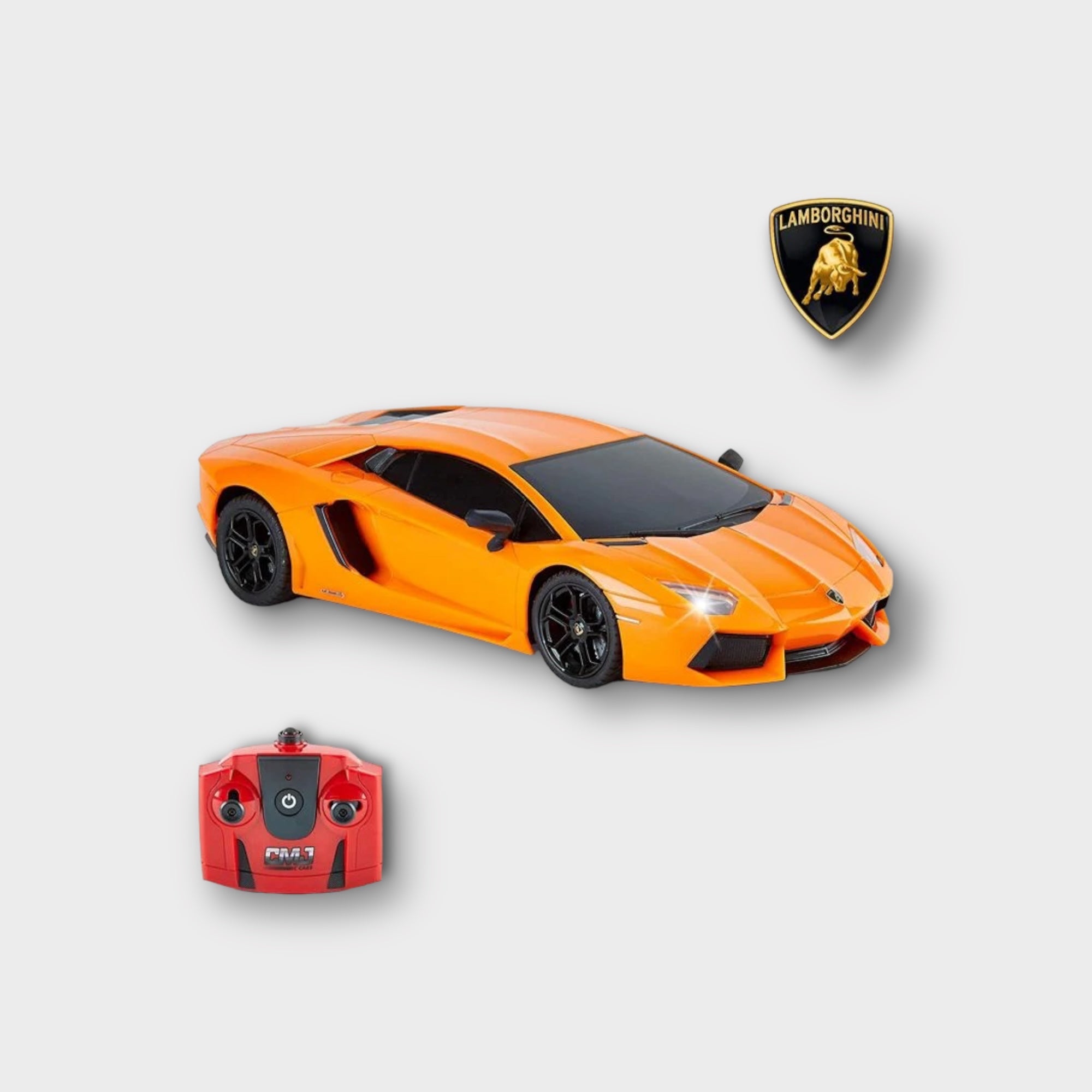 Lamborghini Remote Control Car - 1:14 Scale High-Speed Electric RC Car, Orange Sports Car Toy for Kids & Adults - Perfect for Racing, Birthday Gifts & Outdoor Play