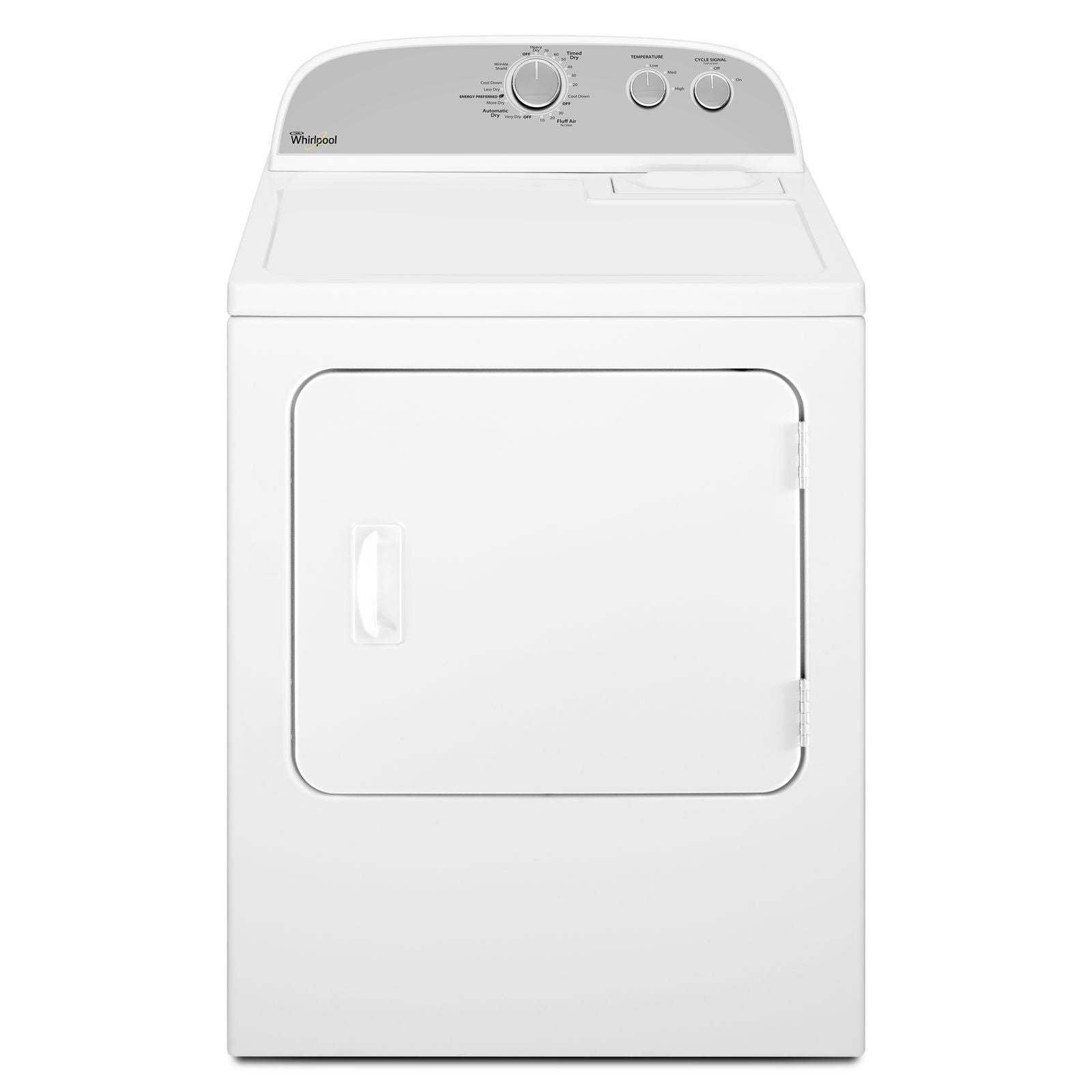 Whirlpool YWED4815EW 7.0 Cu.Ft White Electric Dryer - Large Capacity Laundry Solution for Homes & Apartments