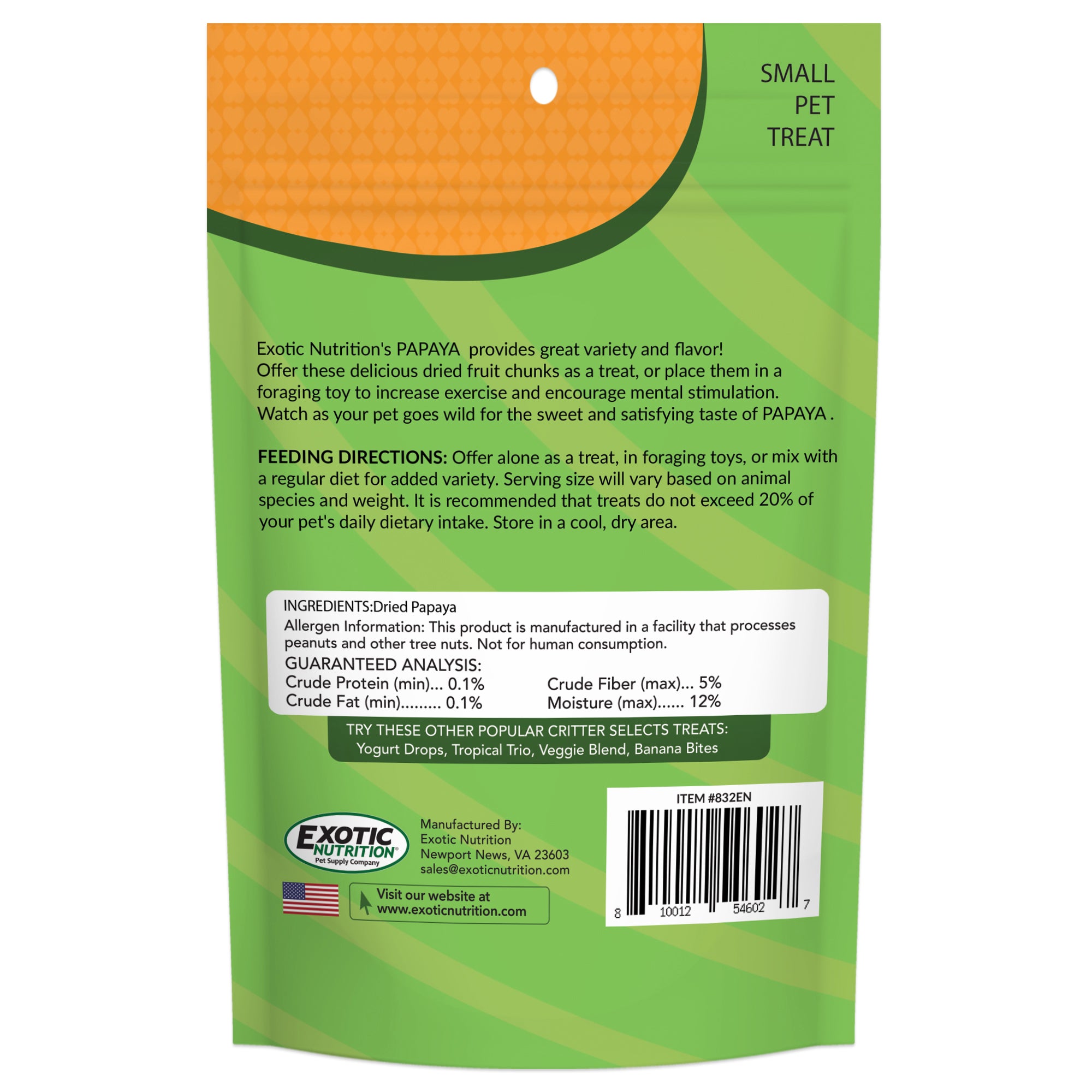 Organic Dried Papaya Slices - Sweet & Chewy Tropical Fruit Snack for Kids & Adults - Perfect for Lunchboxes, Hiking, and Healthy On-the-Go Snacking