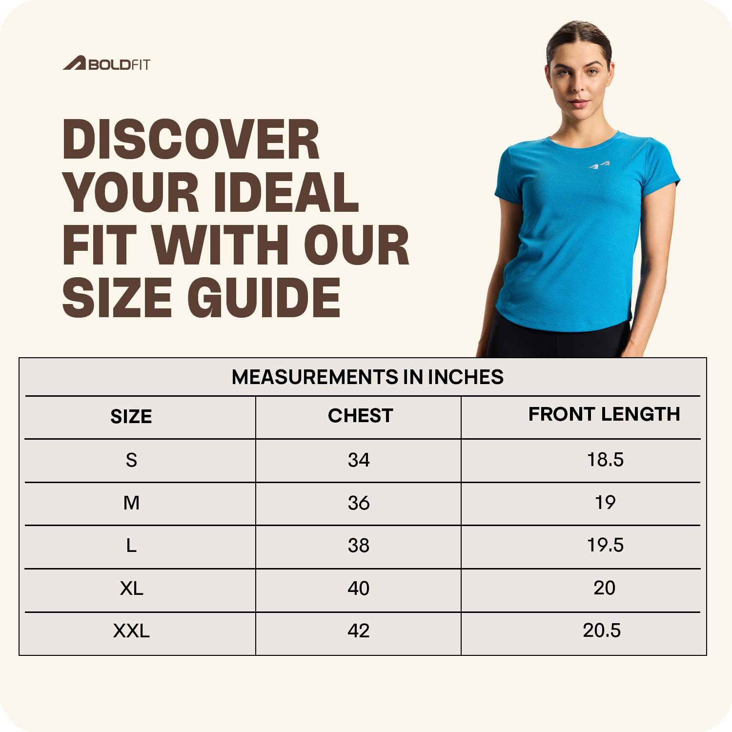 Boldfit Women's Quick Dry Sports T-Shirt - Regular Fit Gym & Workout Shirt for Running, Casual Wear & Active Lifestyle - Breathable & Comfortable for All-Day Use