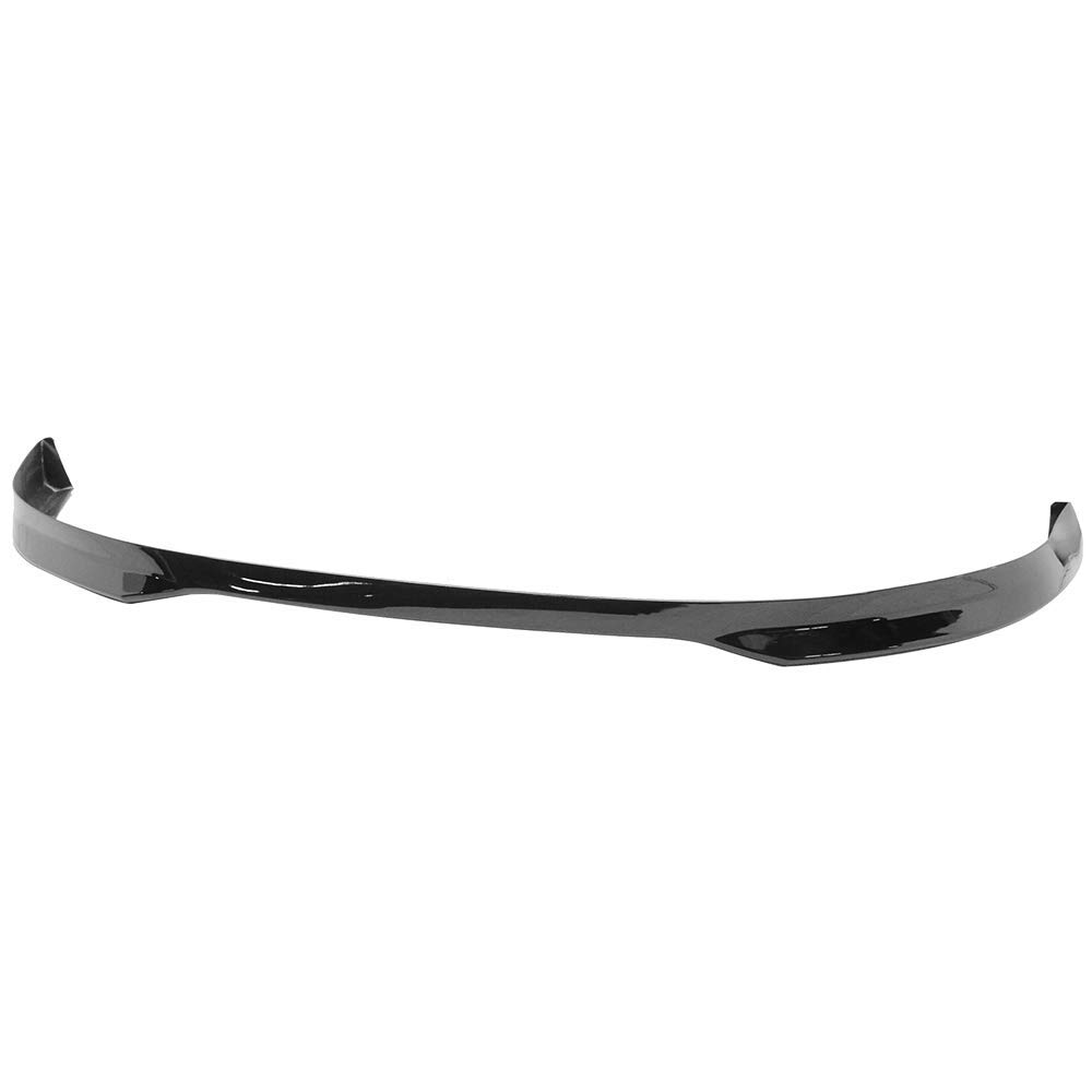 IKON MOTORSPORTS Black PU Front Bumper Lip Spoiler for 1999-2000 Honda Civic - Under Chin Finisher Add-On | Enhances Aerodynamics & Sporty Look for Street Racing & Car Shows