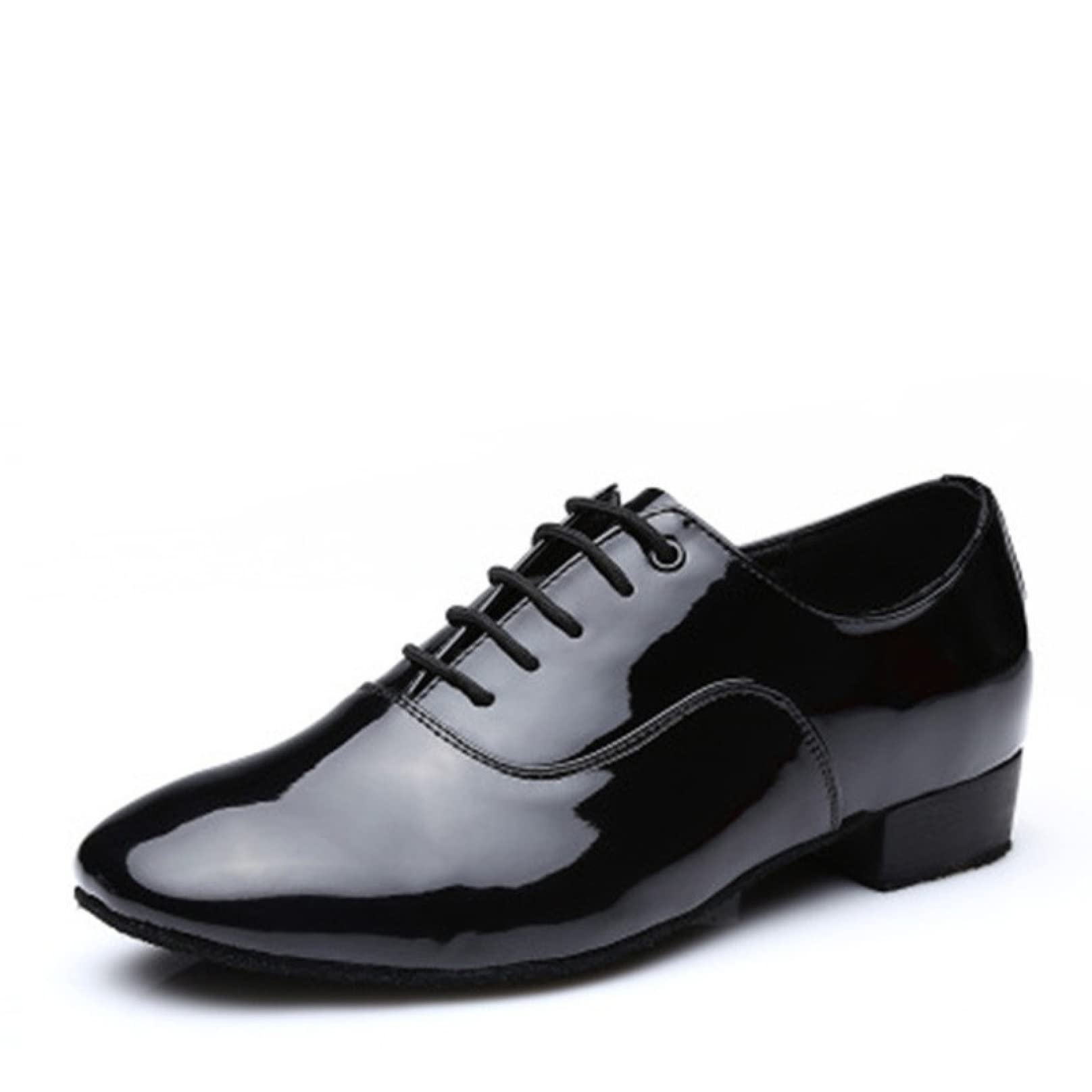 Men's Comfortable Lace-Up Dress Shoes - Patent Leather Oxfords for Party & Dance - Breathable Formal Shoes for Men | Perfect for Weddings, Business & Evening Events