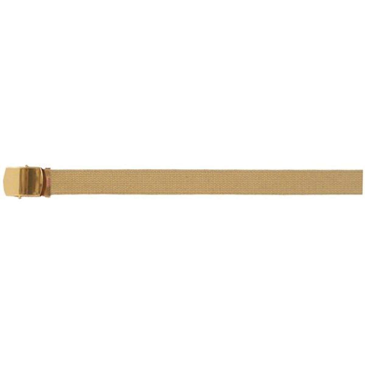 Fox Outdoor Products Brass Plated Roller Web Belt - Heavy Duty Adjustable Waist Belt for Hiking, Camping & Outdoor Adventures