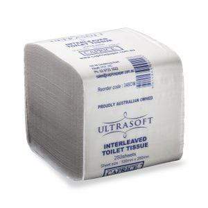 Ultra-Soft Caprice Interleaved Toilet Paper - 2-Ply Bath Tissue for Home & Office Use - Gentle on Skin, Septic Safe