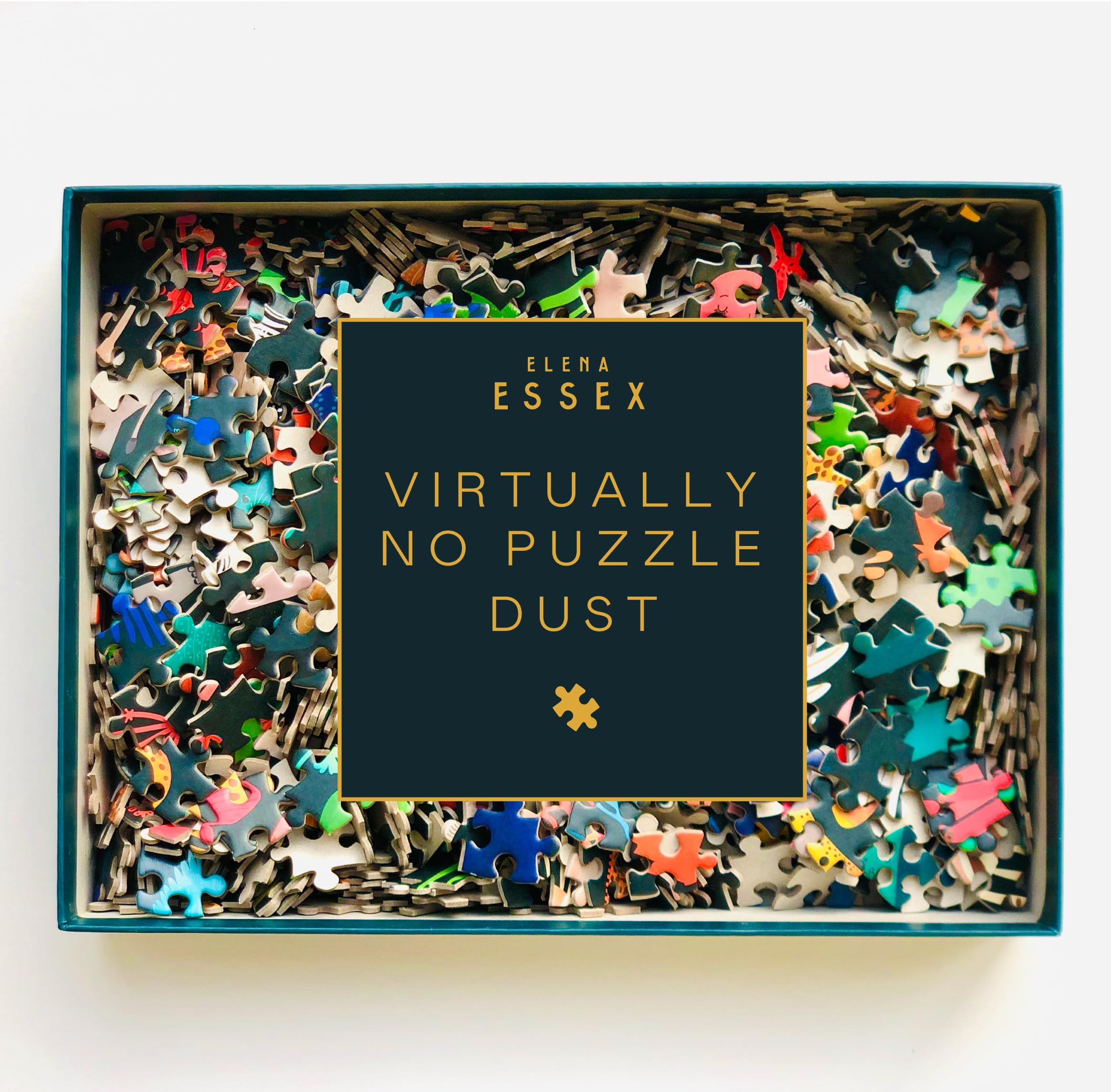 Elena Essex 1000 Piece Jigsaw Puzzle - Sweet Delight Donut Cake Candy Macaron | Premium Adult Puzzle Game | 19.3 x 26.8 Inch Classic Art Puzzle | Perfect for Family Game Night & Stress Relief