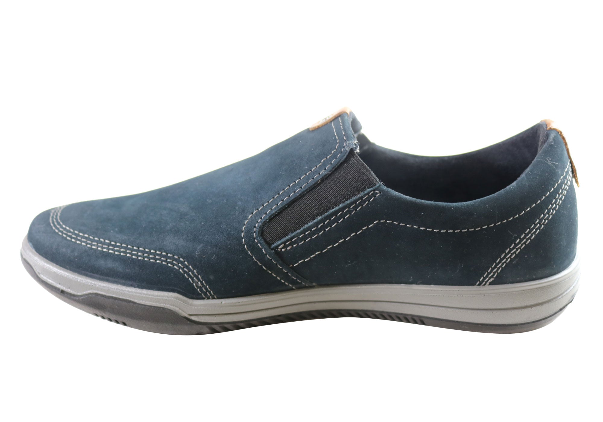 Lincoln Men's Leather Slip-On Comfort Casual Shoes - Handmade in Brazil - Perfect for Work, Travel & Everyday Wear