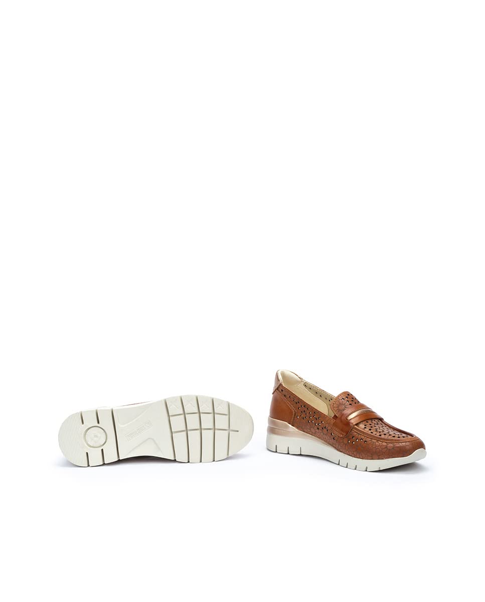 PIKOLINOS Women's Leather Sneakers - Cantabria Style Comfortable Casual Shoes for Walking, Travel & Everyday Wear