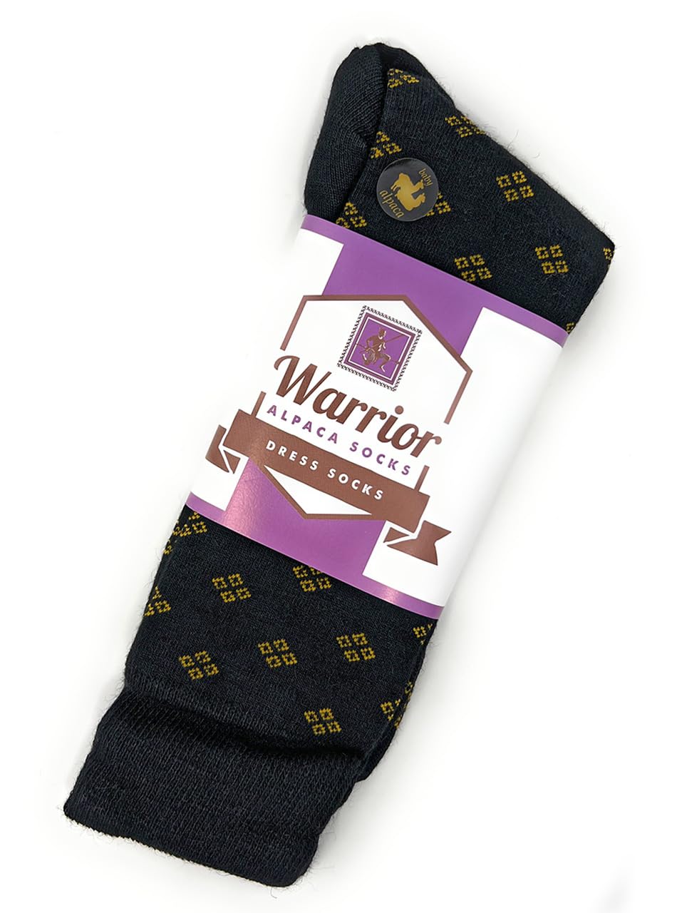 Premium Diamond District Baby Alpaca Wool Dress Socks for Men & Women - Ultra Soft Warm Winter Socks for Office, Travel & Outdoor Activities