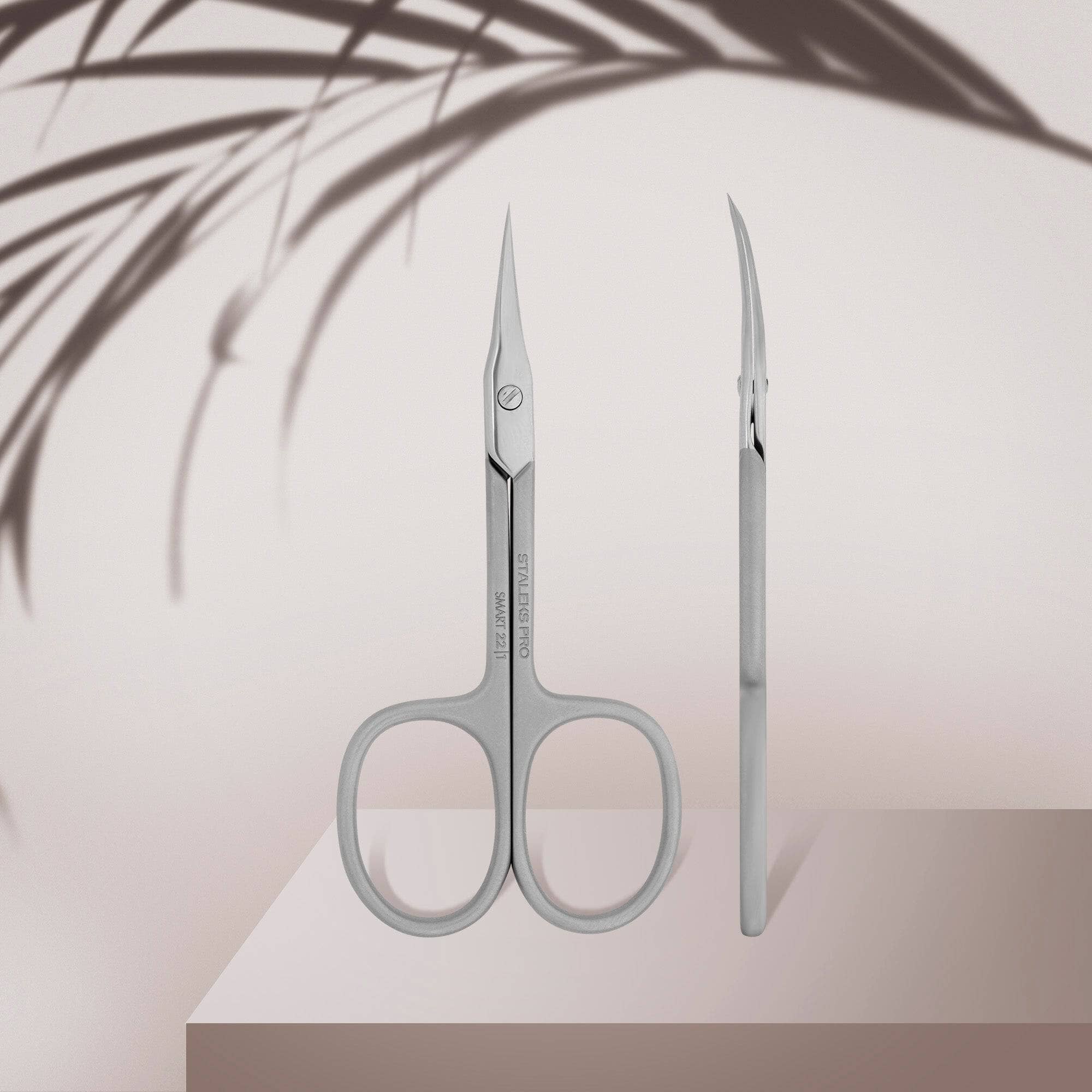 Staleks Professional Cuticle Scissors SMART 22 TYPE 1 - Precision Nail Care Tool for Manicure & Pedicure | Salon & Home Use