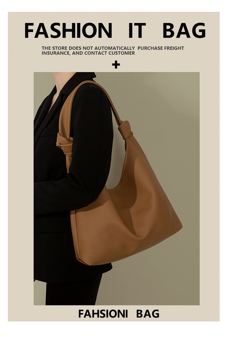 Vegan Soft Leather Tote Bag for Women - Large Capacity Shoulder Bag - Stylish Work Purse & Travel Handbag for Office, Commute & Shopping