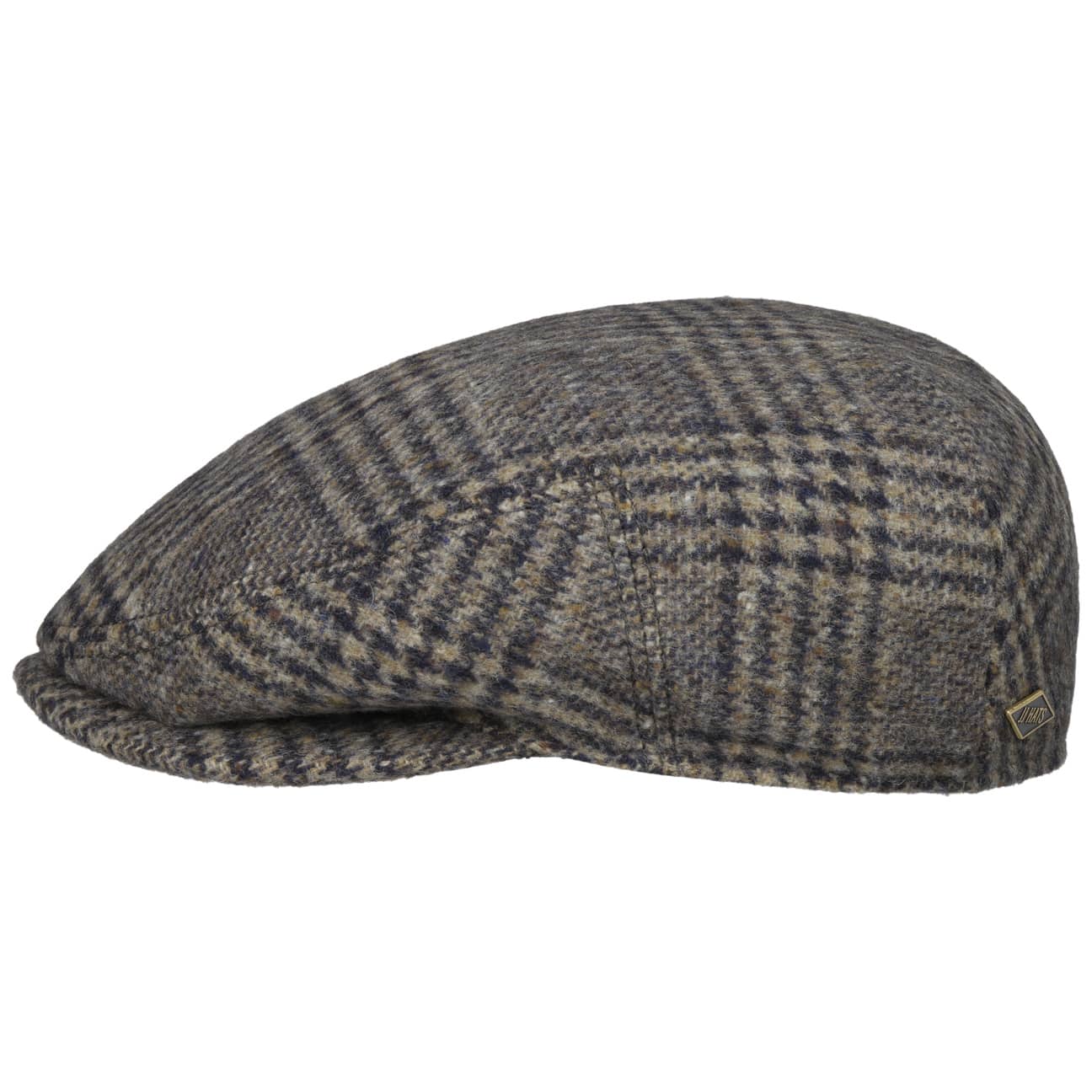 JJ Hats Men's Classic Driver Cap - 100% Virgin Wool Flat Cap for Golf, Driving & Outdoor Activities - Vintage Ivy Newsboy Hat for Casual & Formal Wear