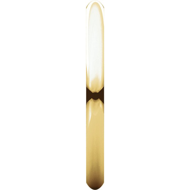 14K Gold 2mm Comfort Fit Wedding Band for Men - Perfect for Weddings, Anniversaries & Everyday Wear