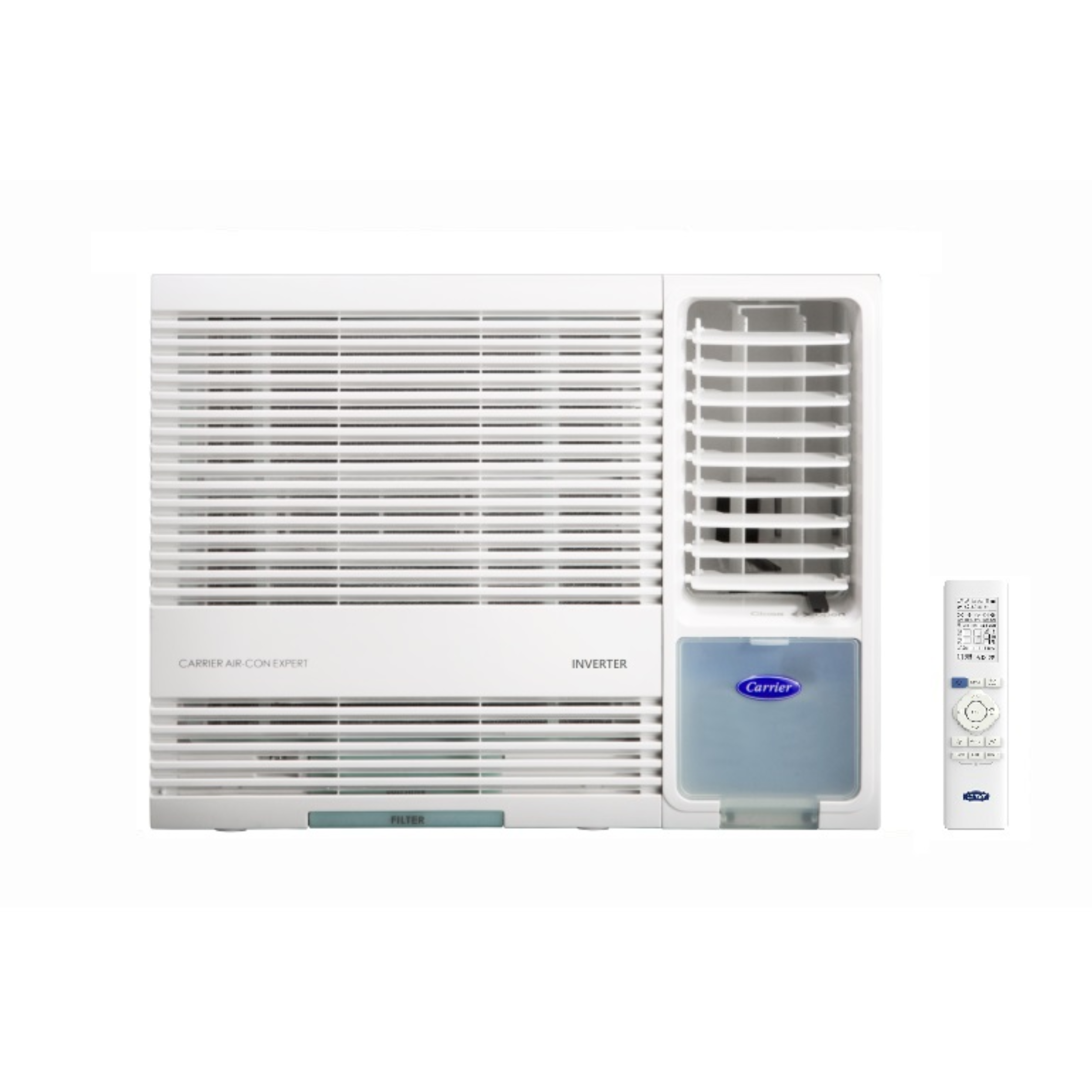 Carrier CHK18UX 2-Ton Inverter Window Air Conditioner with Pure Cooling Technology - Perfect for Bedrooms, Living Rooms & Small Offices (18,000 BTU)