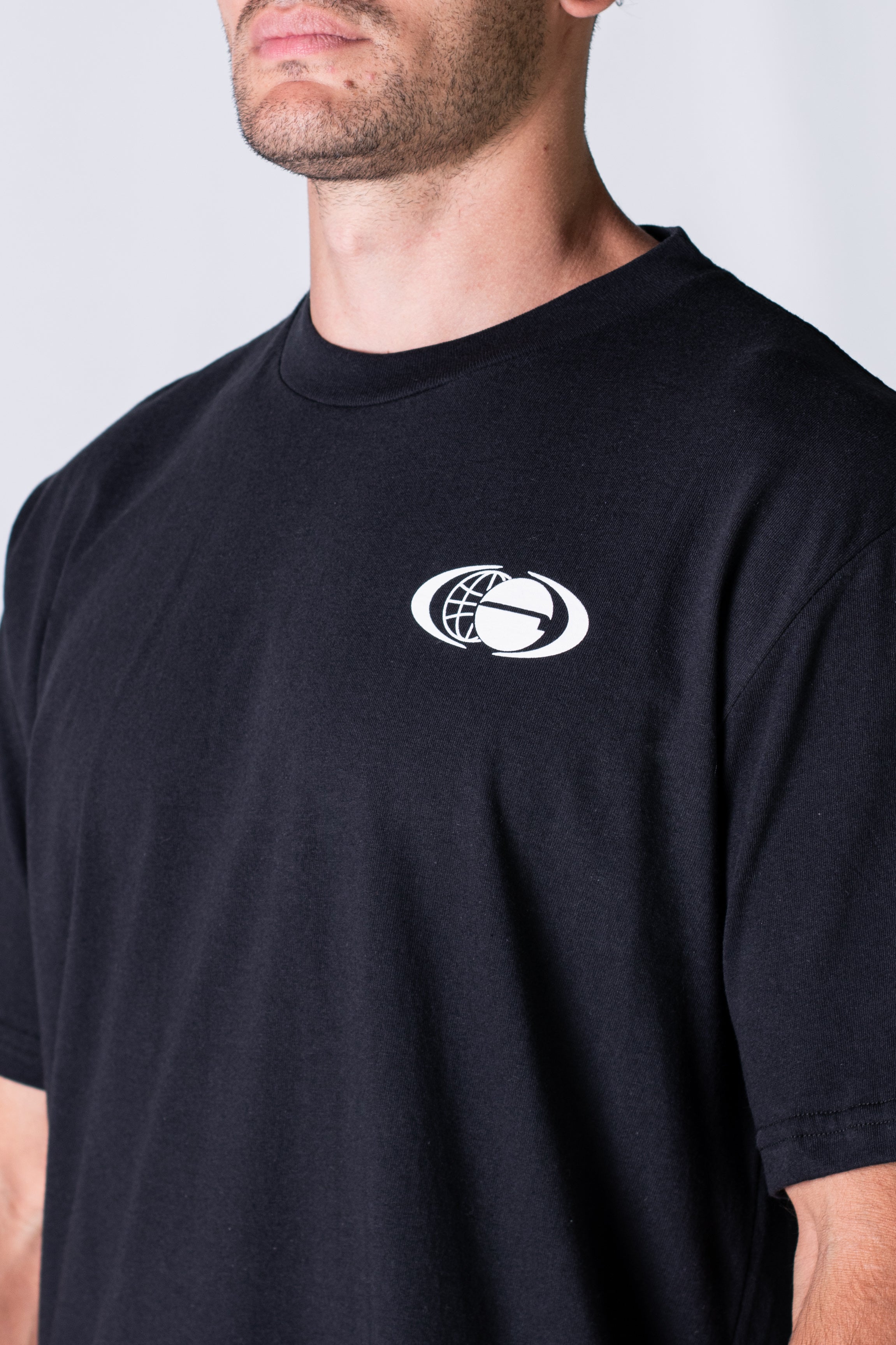 Original Black OCN Men's T-Shirt - Premium Cotton Comfort Fit for Casual Wear & Everyday Outfits