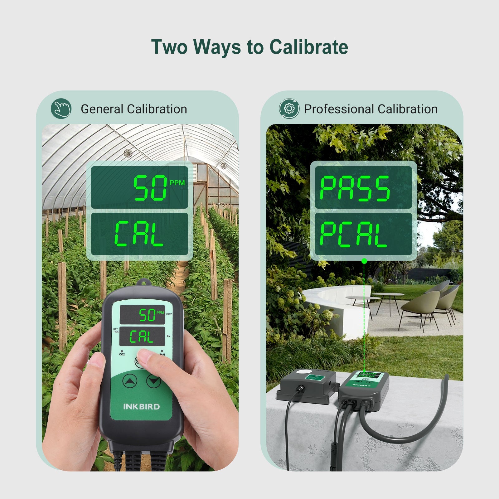 Programmable CO2 Controller with S01 Sensor ICC 510 - Smart Greenhouse & Indoor Grow Room Climate Control System