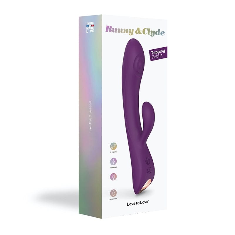 BUNNY & CLYDE - Powerful Dual Stimulation Rabbit Vibrator for Women, G-Spot & Clitoral Stimulator, Rechargeable Silicone Massager - Perfect for Couples Play & Solo Pleasure
