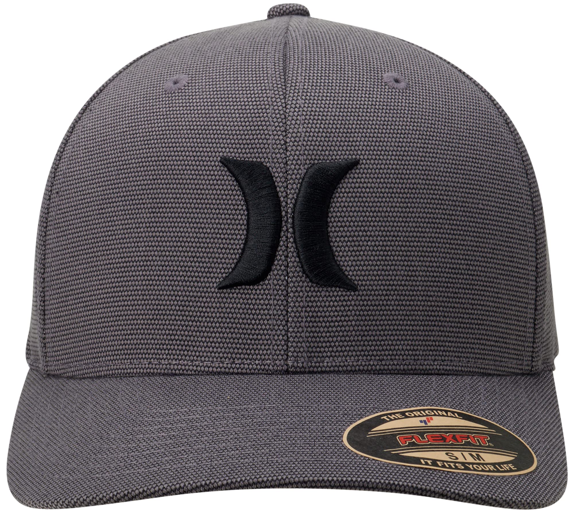 Hurley Men's One & Only Flexfit Baseball Cap - Adjustable Fitted Hats for Men (S-XL) - Perfect for Outdoor Sports, Casual Wear & Sun Protection