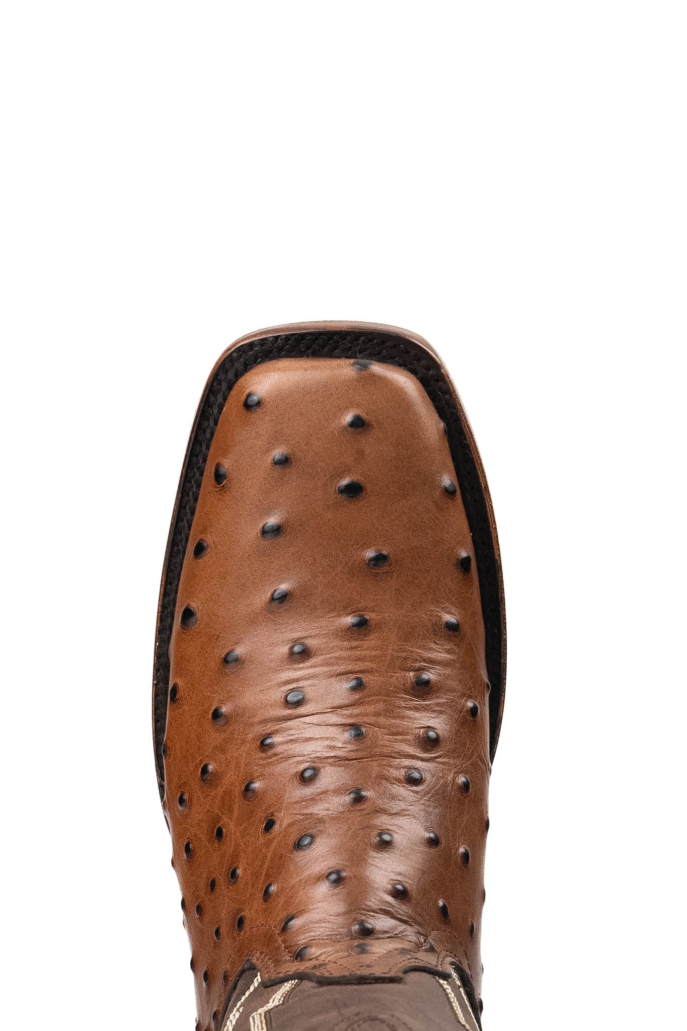 Stylish Ostrich Leather Cowboy Boots with Zipper for Men & Women - Perfect for Rodeo, Western Fashion & Country Events