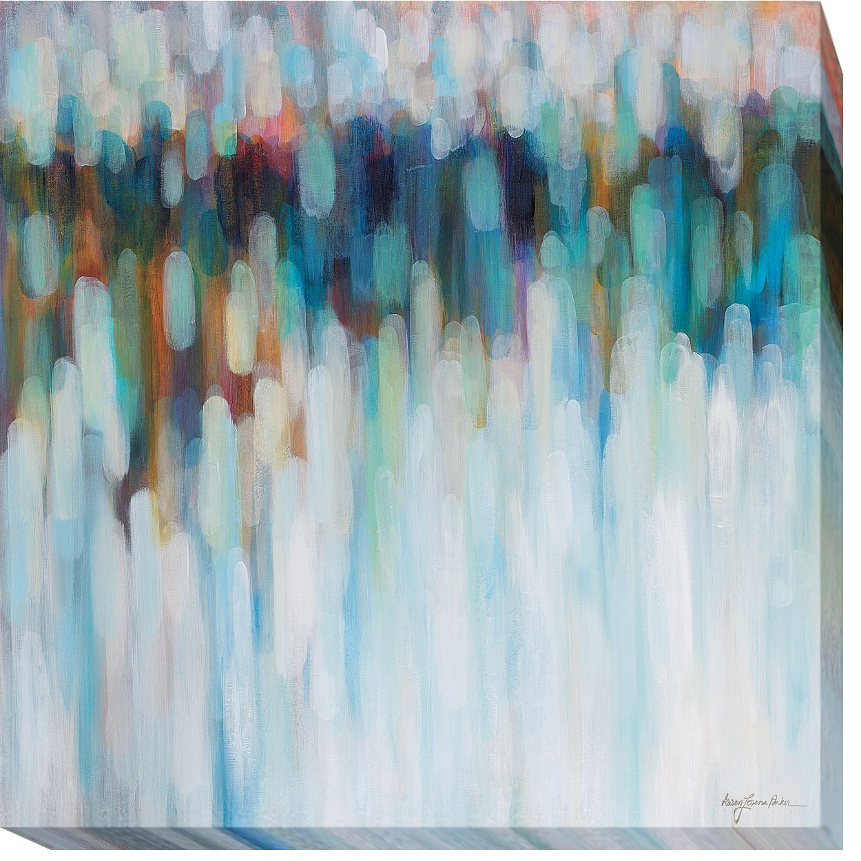 Aurora Lights Canvas Wall Art by Karen Lorena Parker - 27x27 Inch Premium Giclee Print, Gallery Wrapped & Ready to Hang - Perfect for Living Room, Bedroom, or Office Decor
