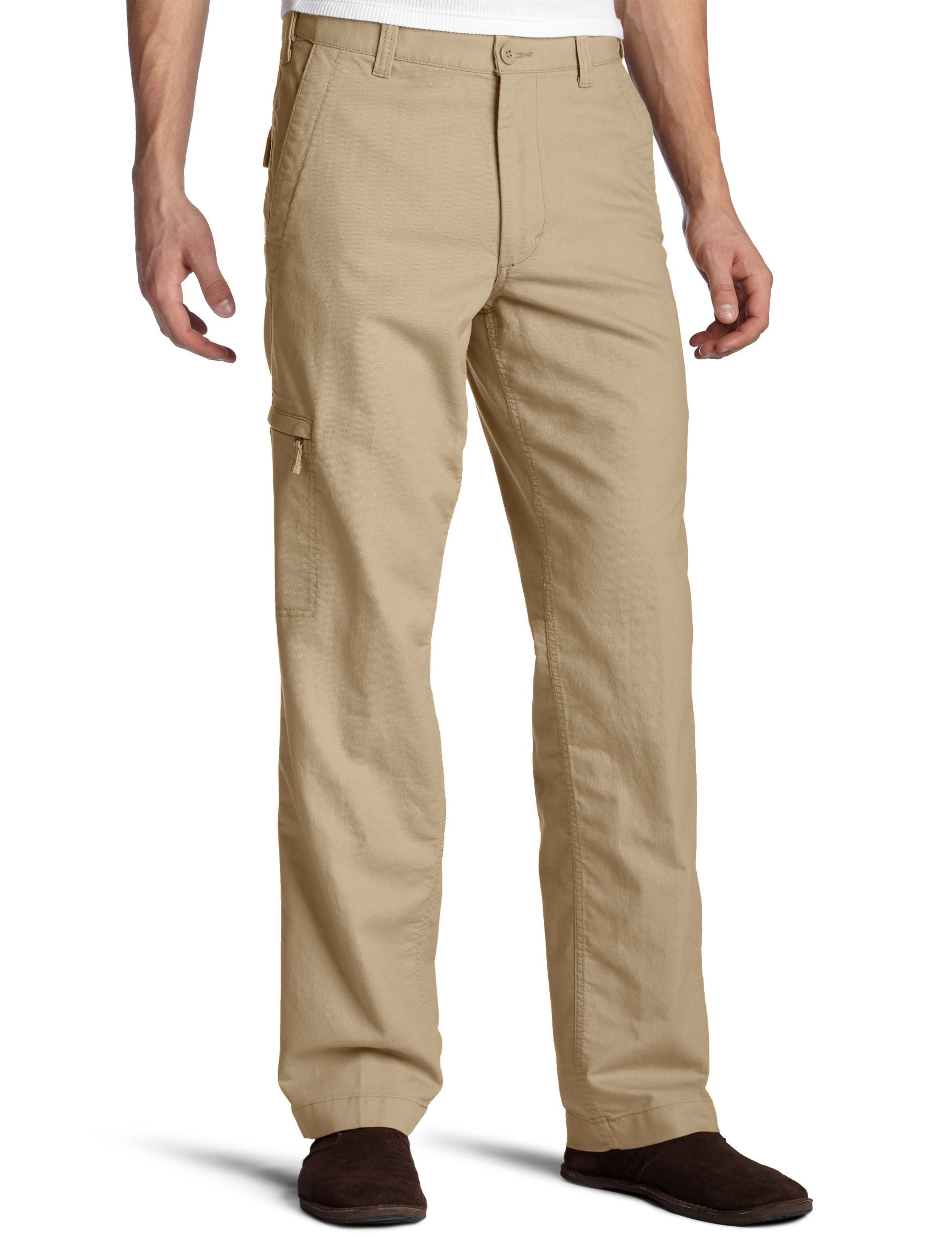 Dockers Men's Classic Fit Comfort Cargo Pants - Lightweight Stretch Travel & Work Pants for Business Casual & Outdoor Activities