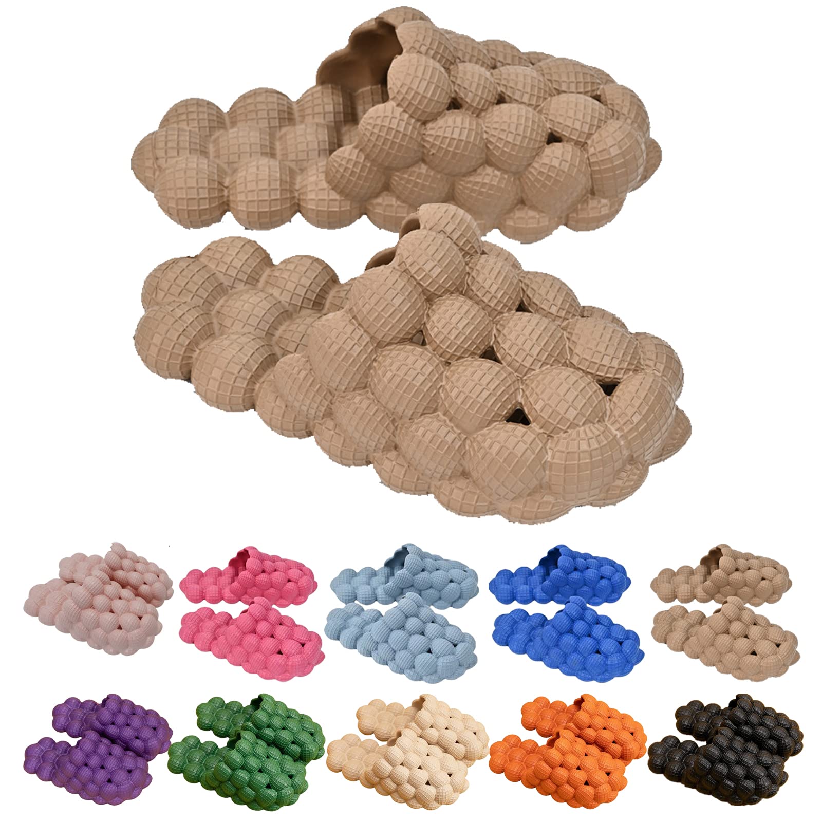 **Unisex Massage Bubble Slides - Super Soft Foot Massage Slippers for Men & Women | Home, Office, Beach & Shower Comfort Sandals**    *(Perfect for Relaxation, Post-Workout Recovery, Spa Days & Everyday Comfort!)*