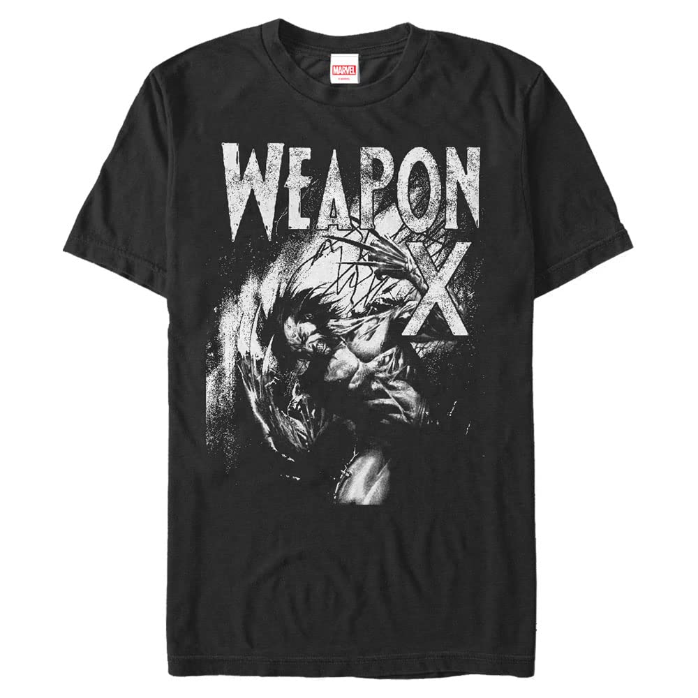 Marvel Men's Big & Tall All Rage Graphic T-Shirt - Black 4X-Large Tall Superhero Tee for Casual Wear & Comic Con