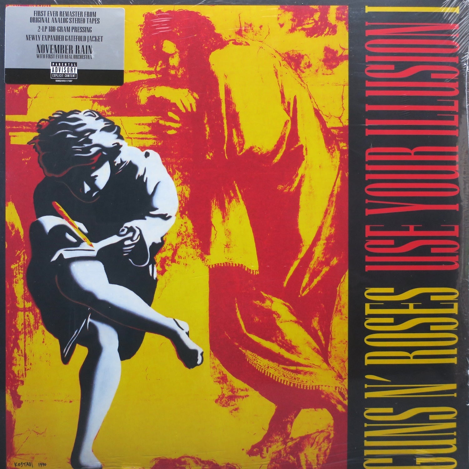 GUNS N' ROSES 'Use Your Illusion I' Vinyl Record 2LP Album - Limited Edition Rock Music Collectible for Home Decor & Audiophile Listening