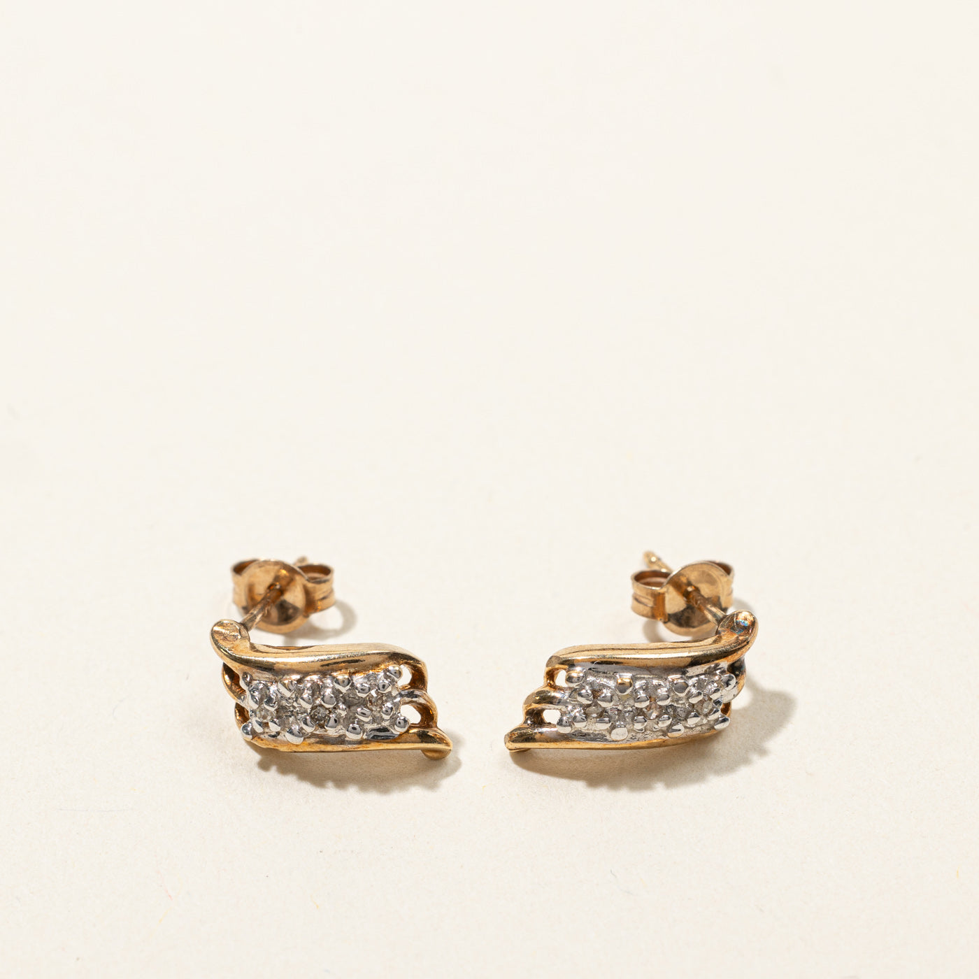 0.005ctw Diamond Stud Earrings for Women - Sparkling Illusion Set Jewelry - Perfect for Weddings, Parties & Everyday Elegance