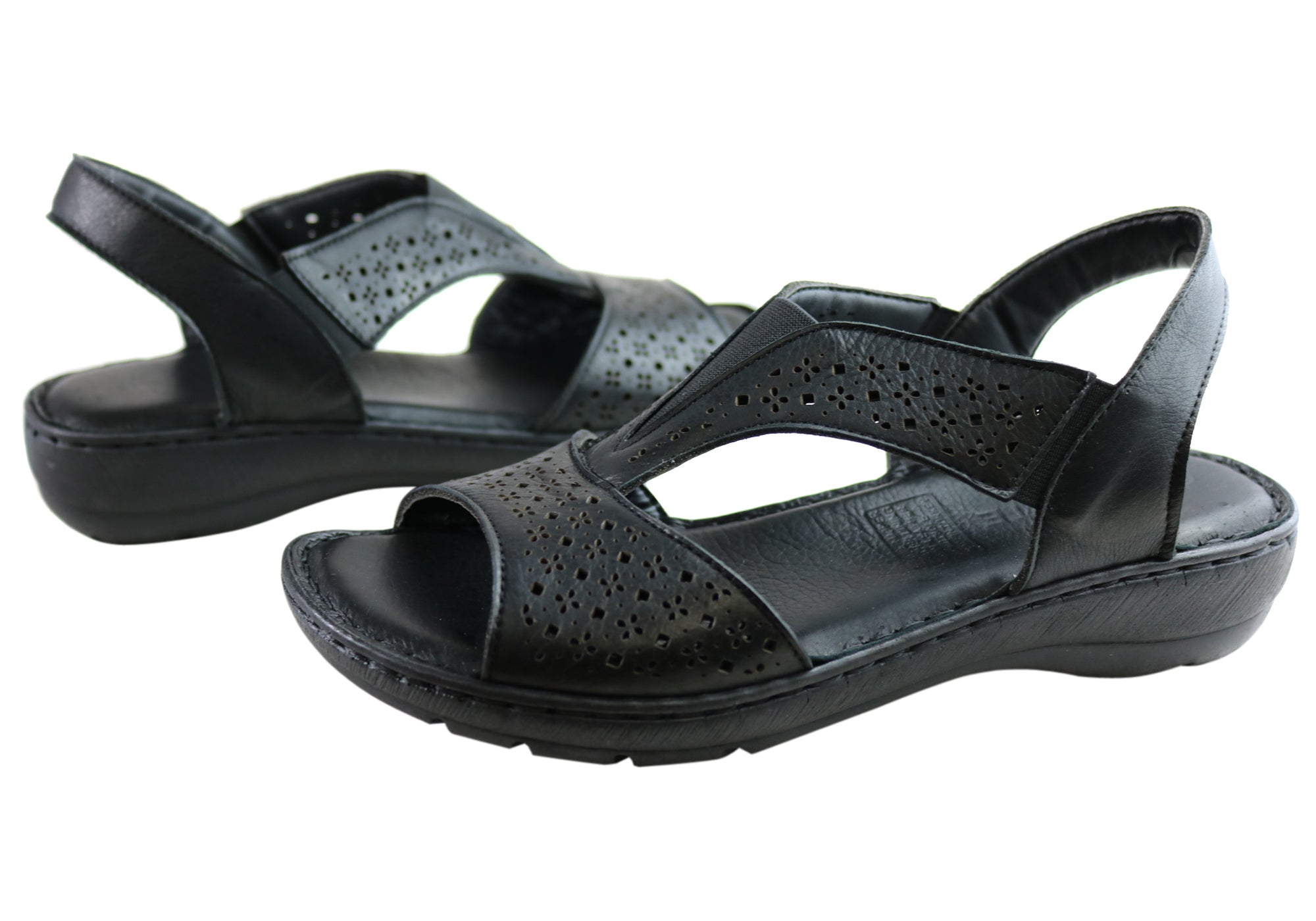 Orizonte Thera Women's Comfortable Leather Sandals - European Style Casual & Dressy Footwear for Summer Walking, Travel, and Beach Vacations