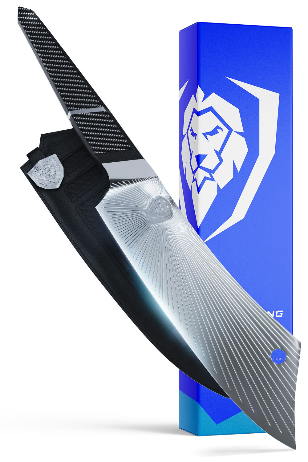 Dalstrong Crixus Quantum 1 Series 8-inch Chef & Cleaver Hybrid Knife - Professional Kitchen Knife for Slicing, Chopping & Meat Cutting