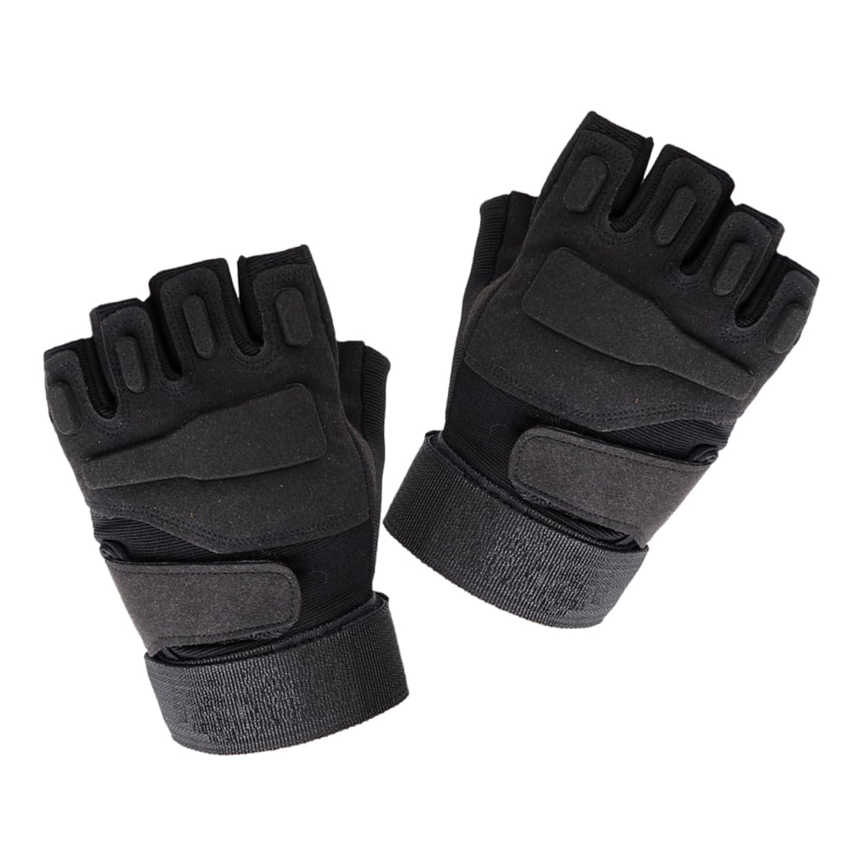 COOLHIYA Shockproof Half Finger Gloves for Men - Touchscreen Compatible Cycling & Sports Gloves - Durable Outdoor Workout & Mountain Biking Gear - Perfect for Cycling, Motorcycling, Gym Training and Outdoor Adventures