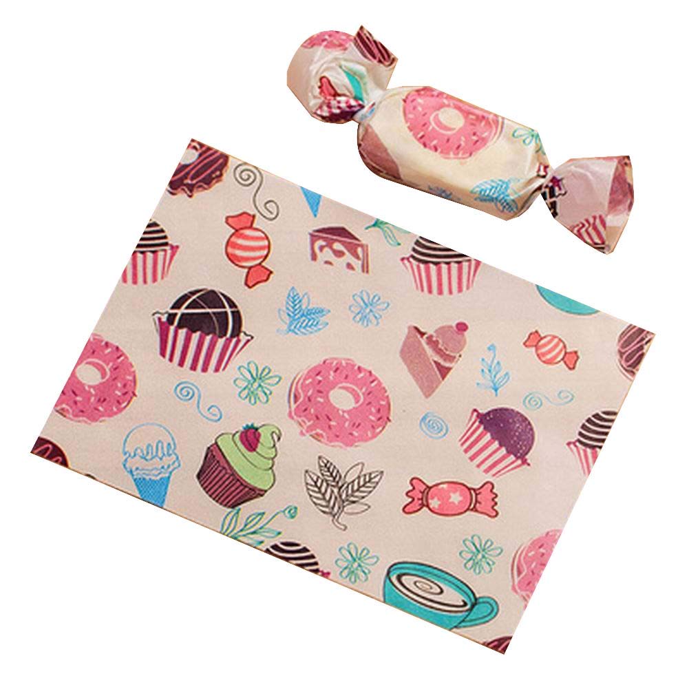 24Station 500 Sheets Candy Wrappers - Wax Paper for Twisting & Wrapping Candy, Lollipops, Chocolates (Size #22) - Perfect for DIY Candy Making, Party Favors & Gift Packaging